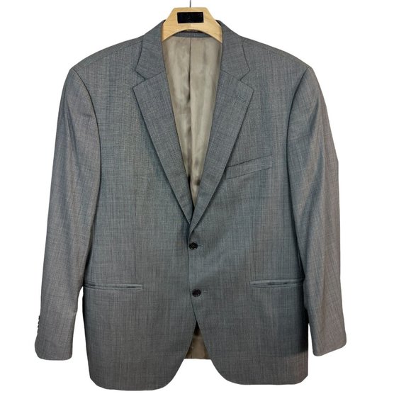 Peter Millar Sports Coat Blazer Jacket Mens 44R Brown‎ Beige 100% Wool 2-Button